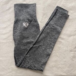 Women’s Best Move Grey Marl Seamless High Waisted Leggings (S)